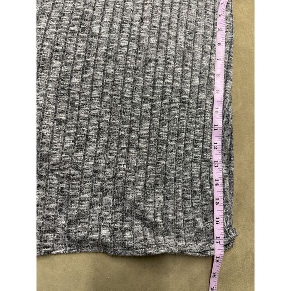 M C Michelle By Comune Grey Ribbed Long Sleeve Sweater. Womens. Sz S - Picture 10 of 11